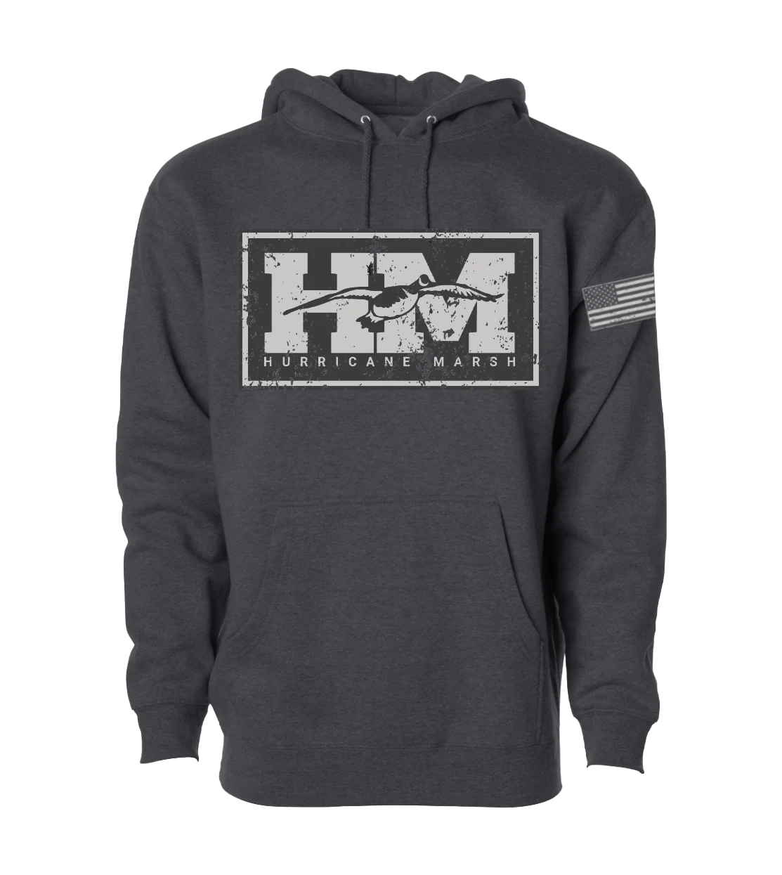 ALL AMERICAN HONKER HOODIE-Black