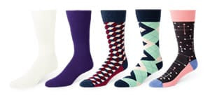 Patterned Formal Socks